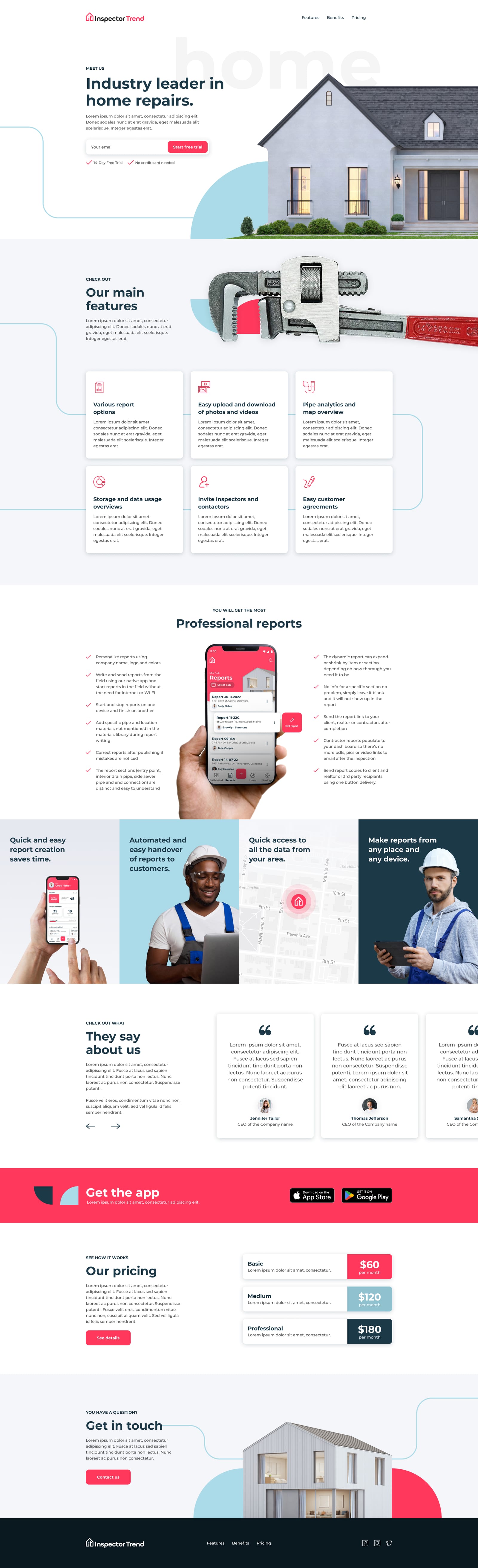 Inspector Trend marketing site