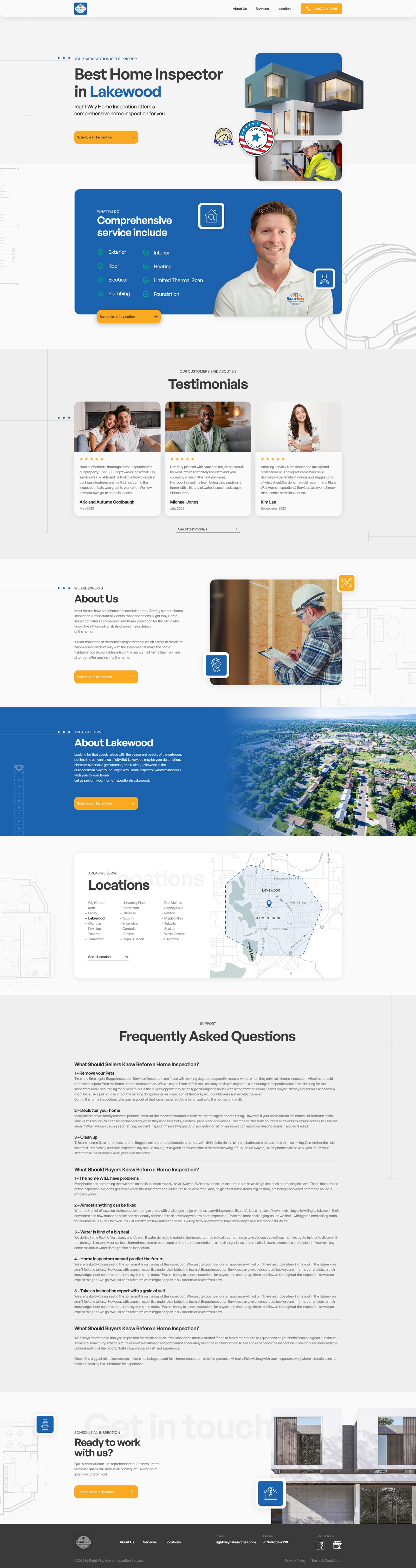 Locations page template