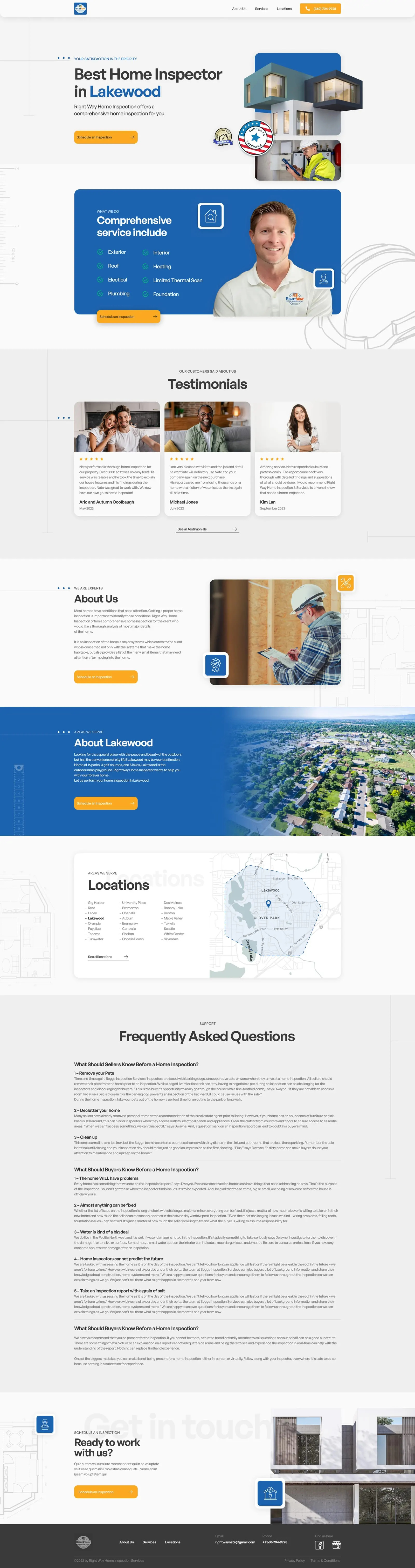 Locations page template