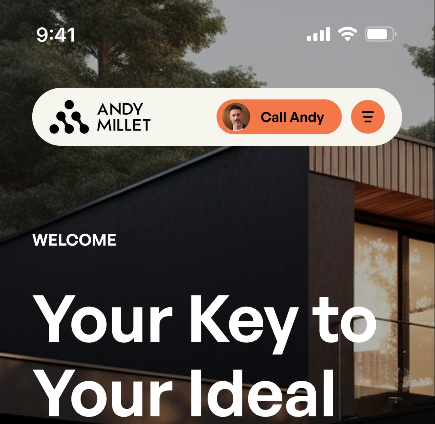 Mobile homepage