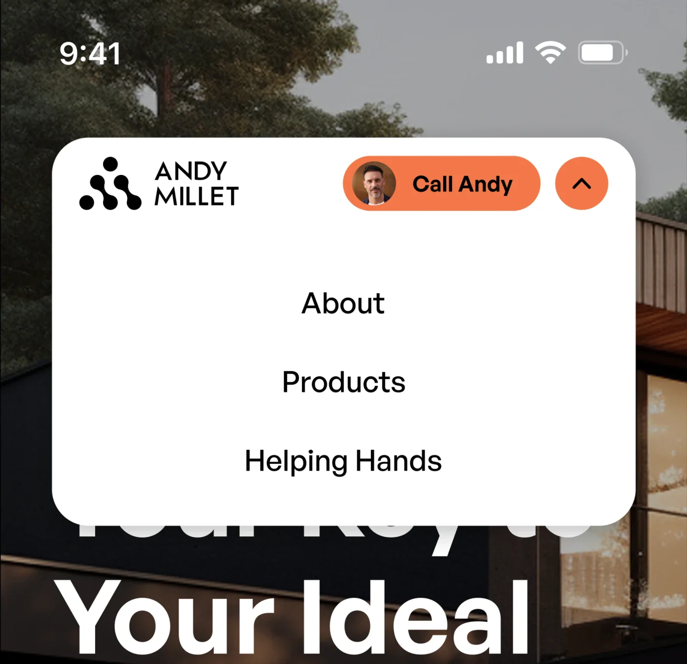 Mobile menu